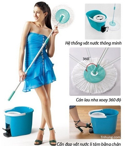 Chọn mua cây lau nhà thông minh 360 độ - 2