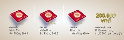 DOJI tặng nhẫn Lộc - Phát - Tài trong dịp 8/3