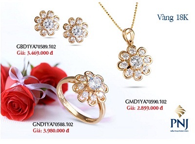 Trang sức PNJ - Qùa tặng 8/3 của Sao việt - 9 Trang sức PNJ - Qùa tặng 8/3 của Sao việt