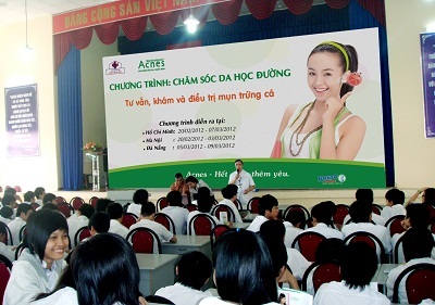 Chương trình chăm sóc da học đường Acnes 