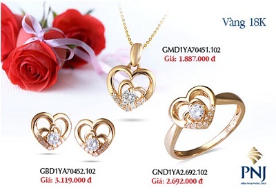Trang sức PNJ - Qùa tặng 8/3 của Sao việt - 3 Trang sức PNJ - Qùa tặng 8/3 của Sao việt