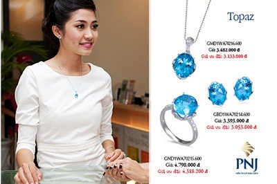 Trang sức PNJ - Qùa tặng 8/3 của Sao việt - 4 Trang sức PNJ - Qùa tặng 8/3 của Sao việt
