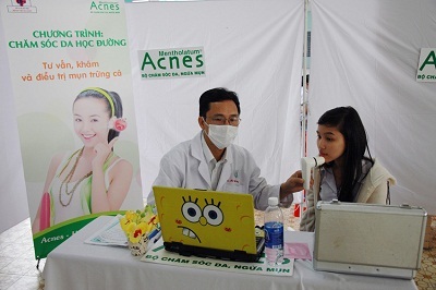 Chương trình chăm sóc da học đường Acnes 