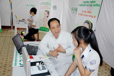 Chương trình chăm sóc da học đường Acnes 