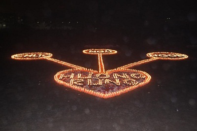 “Hương rừng - Chúc ngủ ngon” từ 3000 cây nến