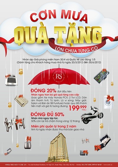 Richland Southern: “Cơn mưa quà tặng” lớn chưa từng có