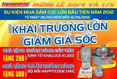 Nguyễn Kim - Khai trương đồng loạt, ưu đãi đồng giá - 10 Nguyễn Kim - Khai trương đồng loạt, ưu đãi đồng giá