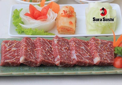 Sườn bò Mỹ không xương nướng kiểu Hàn