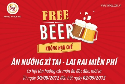 Ăn nướng xì tai - Lai rai miễn phí