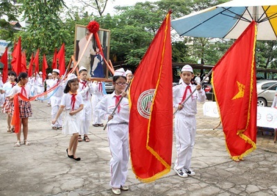 Các học sinh lớp