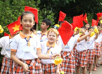 Các học sinh lớp