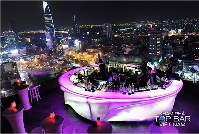 Khám Phá Top Bar ở Việt Nam - 2 Khoảng trời đêm rực rỡ tại Chill Skybar