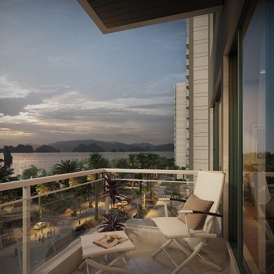 Chung cư Green Bay Towers có tổng diện tích là hơn 35,000m