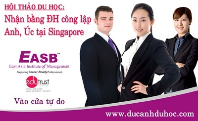 Hội thảo: Nhận bằng đại học công lập Anh, Úc tại Singapore - 1 2. Học bổng và các hỗ trợ tại EASB