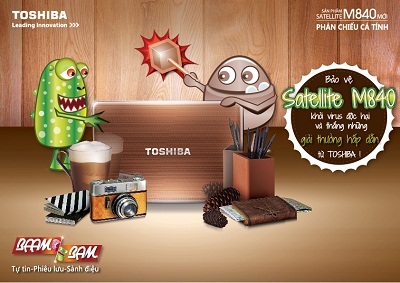Toshiba giới thiệu trò chơi “Baam Bam – Tiêu diệt Vi-rút, Nhận ngay Laptop”