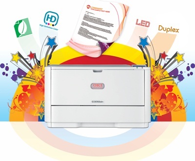 Máy in laser màu OKI tung 1,2 tỉ kích cầu 2012 - 5 Máy in laser màu văn phòng OKI C330dn