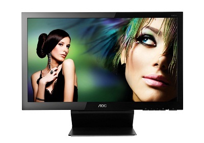 AOC và những bước đột phá trong công nghệ màn hình - 1 AOC LED E2062V – Chân đế chữ “L” độc đáo