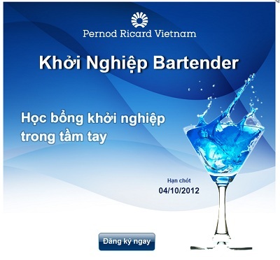 Vũ điệu Bartender - 2 Chương trình “Khởi nghiệp Bartender 2012” đang tuyển sinh tại