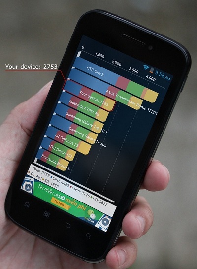 “Hàng khủng” Q-Smart S22 có gì nổi bật? - 3 Đánh giá hiệu năng toàn diện của Q-Smart S22 trên phần mềm Quadrant Standart được 2.753
