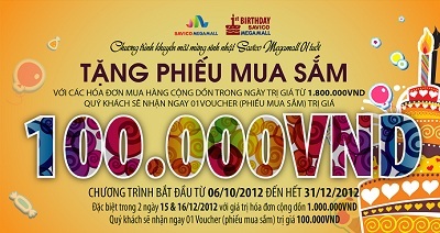 Cơn mưa quà tặng cùng Savico Megamall - 2 Thỏa sức mua sắm cùng Savico Megamall