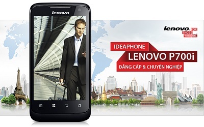Lenovo P700i pin khủng 2.500 mAh