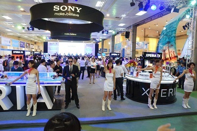 Hình ảnh các hoạt động của Sony tại triển lãm