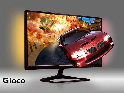 Gioco - Màn hình 3D Philips với công nghệ đỉnh cao Ambiglow - 1 Công nghệ Ambiglow độc quyền