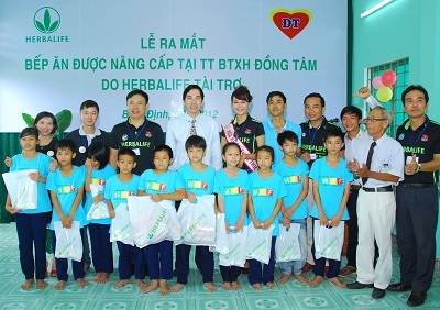 Herbalife luôn hướng đến các hoạt động từ thiện, giúp đỡ trẻ em cơ nhỡ Việt Nam