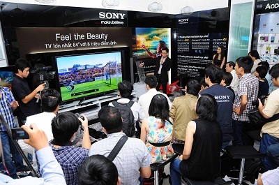 Sony Việt Nam trình làng dòng TV 4K siêu khủng - 1 Hình ảnh buổi giới thiệu