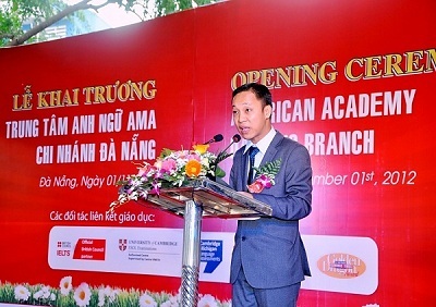 Khai trương AMA Đà Nẵng: Chi nhánh AMA thứ 12 trên toàn quốc - 2 Ông Chadston Trần - Chủ tịch hội đồng quản trị AMA Việt Nam.