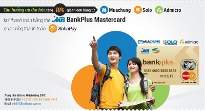 Thỏa sức mua sắm với chương trình khuyến mại của SohaPay và MB Bank - 1 Vừa qua,