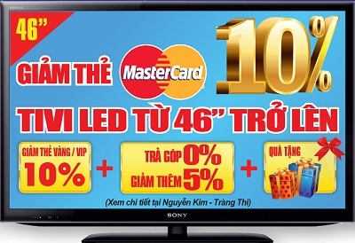 Mua sắm với thẻ ngân hàng: Ưu đãi lớn