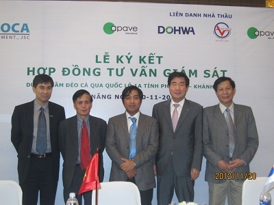 Lễ ký kết hợp đồng tư vấn giám sát Dự án hầm đường bộ qua đèo Cả