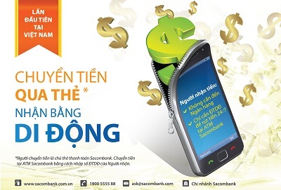 Chuyển và nhận tiền không cần đến ngân hàng