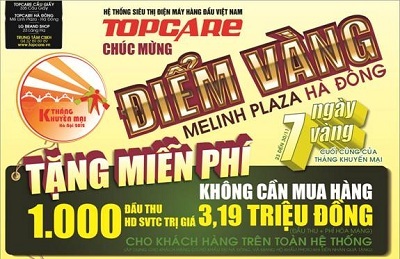 Topcare tặng miễn phí 1.000 đầu thu kỹ thuật số SCTV
