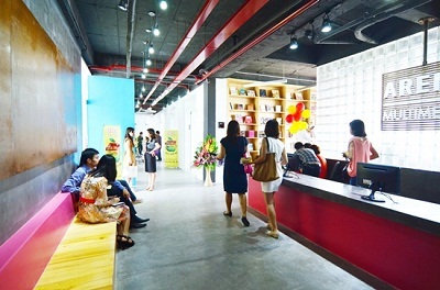 Arena Multimedia số 4 Tôn Thất Thuyết trên thiết kế 3D và trên thực tế