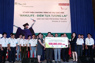 Manulife Việt Nam triển khai chương trình “Manulife - Điểm tựa tương lai” - 1 Manulife Việt Nam triển khai chương trình “Manulife - Điểm tựa tương lai”