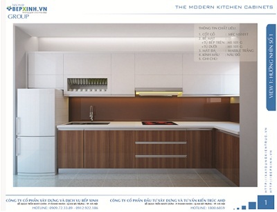 Các mẫu thiết kế phòng bếp, tủ bếp đẹp do AHDesign - Bếp Xinh ...