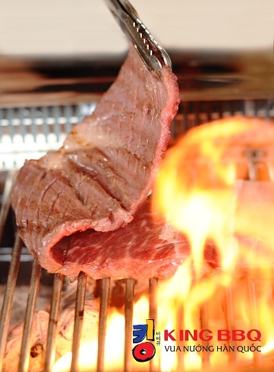 Món sườn bò King BBQ.