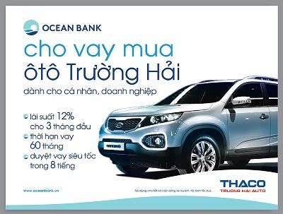 Duyệt mua xe ô tô Trường Hải siêu tốc với lãi suất chỉ 12%/năm - 1 Duyệt mua xe ô tô Trường Hải siêu tốc với lãi suất chỉ 12%/năm