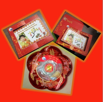 Họa sĩ “nhí” ngồi máy tính vẽ sắc Xuân