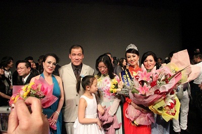 Hoa hậu Mỹ Vân với ca sĩ Huy Vũ