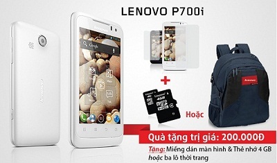 Lenovo P700i – điện thoại dành cho giới chuyên nghiệp với pin khủng 2.500 mAh
