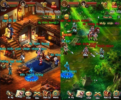 Lựa chọn giải trí cho hệ điều hành Symbian - 4 Đông Phương Hiệp – game mới dành cho điện thoại Symbian.