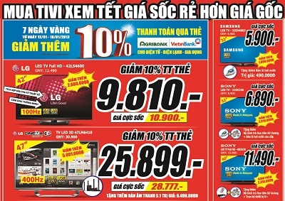 Quà tặng đầu ngày - Kích cầu mua sắm tết - 5 Diễn ra từ 12/1 đến 18/1, đợt 2 chương trình