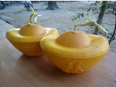 Hàng "độc" ngày Tết: Dưa hấu Long Phụng 3 triệu đồng/cặp - 2 Hàng độc ngày Tết: Dưa hấu Long Phụng 3 triệu đồng/cặp