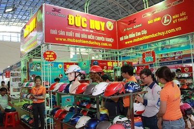 Sản phẩm Mũ bảo hiểm Đức Huy được người tiêu dùng ưa chuộng.