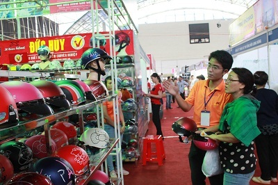 Sản phẩm Mũ bảo hiểm Đức Huy được người tiêu dùng ưa chuộng.