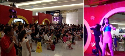 Vui Tết ở Crescent Mall - 3 Bảo Anh trong một ca khúc mừng xuân.