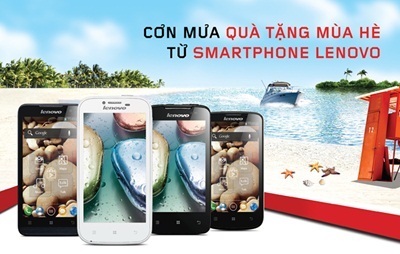 Cơn mưa quà tặng mùa hè từ Smartphone Lenovo - 1 Chương trình khuyến mại “